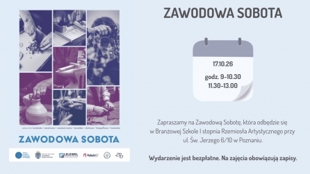 Zawodowa sobota już 17 października 2026